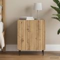 vidaXL Nočný stolík Dub artisan 43 x 34,5 x 52 cm Kompozitné drevo