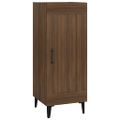 vidaXL Komoda hnedý dub 34,5x34x90 cm spracované drevo