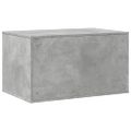 vidaXL Uzavretý box na stelivo, betónový 80x50x45 cm, kompozitné drevo