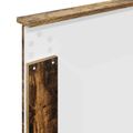 vidaXL Rám postele Dymová dub 75 x 190 cm Kompozitné drevo