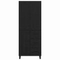 vidaXL Highboard 2 ks Čierny dub 69,5 x 34 x 180 cm