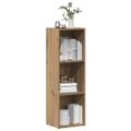 vidaXL knižnica Artisan Dub 36x30x114 cm Drevo