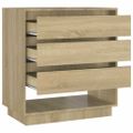 vidaXL Komoda dub sonoma 70x41x75 cm spracované drevo