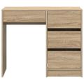 vidaXL Stôl Sonoma dub Kompozitné drevo 90 x 37,5 x 75 cm