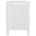 vidaXL Lavica do predsiene biela 80x40x60 cm masívna borovica
