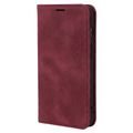 Smart Suede case for iPhone 17 Pro 6,3" / iPhone 18 Pro 6,3" maroon
