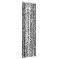 vidaXL Záves proti hmyzu sivý, čierny a biely 56x185 cm ženilka