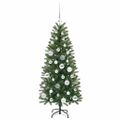 vidaXL Umelý vianočný stromček Zelená 120 cm PE a PVC