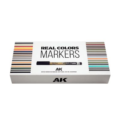 AK Interactive: Real Color Markers - 34 barev