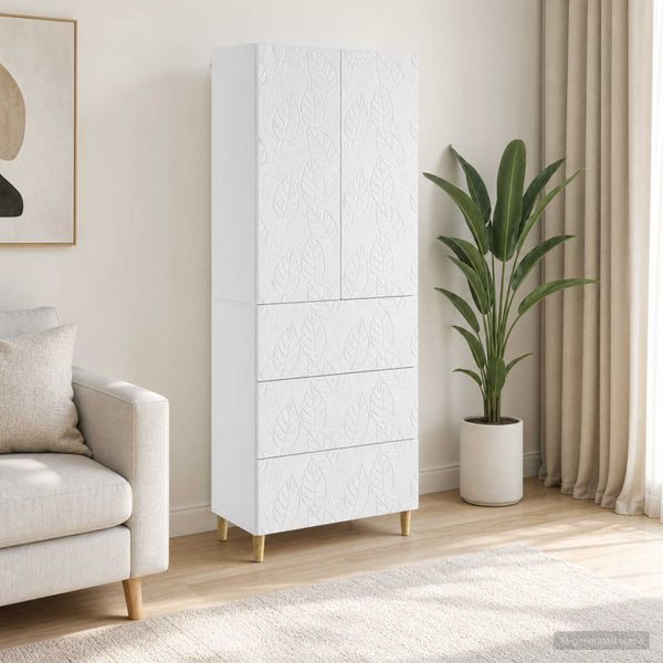 vidaXL Sada skríň 2 ks 66 x 34,5 x 90 cm Kompozitné drevo