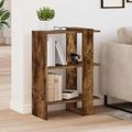 vidaXL Regál na knihy 2 úrovní 52 x 25 x 71,5 cm Kompozitné drevo
