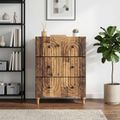 vidaXL Zásuvkový kabinet Staré drevo 66 x 34,5 x 90 cm