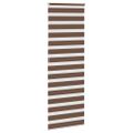 vidaXL Zebra roleta hnedá 70x200 cm šírka látky 65,9 cm polyester