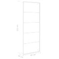 vidaXL Vešiak na uteráky biely 45x10x115 cm oceľový