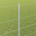 vidaXL Vonkajšie divoké oplotenie s posteľami 25 x 1,6 m Strieborná