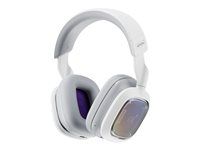 Náhlavná súprava - plná veľkosť - Bluetooth / LIGHTSPEED - bezdrôtový, káblové - USB-A cez adaptér Bluetooth, 3.5 mm jack - biela