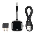 NEDIS kompaktný a prenosný bezdrôtový audio Bluetooth adaptér Adaptér, audio, 2v1, bezdrôtový, RX/TX, USB-C, 3,5mm jack, Bluetooth, Li-Pol 250mAh, výdrž až 13hod, čierny