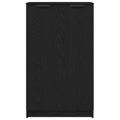vidaXL Skriňa na topánky Čierny dub 59 x 35 x 100 cm Kompozitné drevo