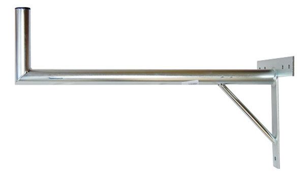 Anténny držiak 100 na stenu sa vzperou priemer 42mm výška 16cm žiar.