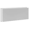 vidaXL Sprchový výklenok Biela 75 x 30 x 9,5 cm Nehrdzavejúca oceľ