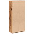 vidaXL Knižnica staré drevo 50x25x104 cm