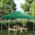 vidaXL Strecha na párty stan 4,5x3 m, zelená 270 g/m²