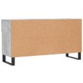 vidaXL Lavička na topánky, betónovo sivá 102x35x55cm, kompozitné drevo