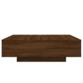 vidaXL Konferenčný stolík hnedý dub 100x100x31 cm kompozitné drevo