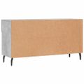 vidaXL Lavička na topánky, betónovo sivá 102x35x55cm, kompozitné drevo