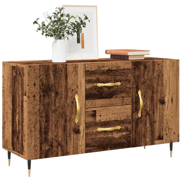 vidaXL Komoda čierna 100x36x60 cm kompozitné drevo