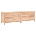 vidaXL Záhradný úložný box 198,5x50x56,5 cm jedľové masívne drevo