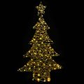 vidaXL Vianočný stromček 120 LED Teplá biela 150 cm Ratan