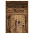 vidaXL Knižnica staré drevo 60x24x85 cm kompozitné drevo