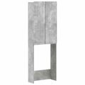 vidaXL Toaletná skriňa ZWOLLE Betónovo sivá 66 x 25,5 x 190 cm
