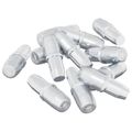 vidaXL Policová klin 7200 Strieborná 7 x 16 mm Železo