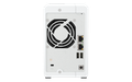 QNAP TS-216G (4core 2,0GHz + NPU, 4GB RAM, 2x SATA, 1x GbE, 1x 2,5GbE, 2x USB 2.0, 1x USB 3.2) Sítové úložište NAS, 2× 2,5"/3,5" SATA III, quad-core 2,0GHz, 4GB RAM, 2× LAN, 2× USB 2.0, 1× USB 3.2 Gen1, bílé