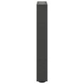 vidaXL Nohy konferenčného stolíka, antracitové, 2 ks, 38 x (42-43) cm, oceľové