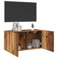 vidaXL TV skrinka nástenná staré drevo 80x30x41 cm