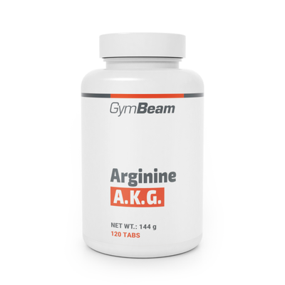 Arginín A.K.G. - GymBeam, bez príchute, 120 tab., tabletkovaný
