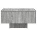 vidaXL Konferenčný stolík sivý sonoma 60x60x31,5 cm spracované drevo