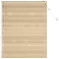 vidaXL Žalúzia Svetlohnedá s Vzorom 150 x 110 cm 25 mm PVC