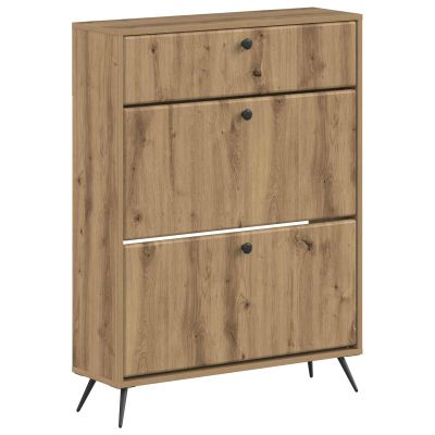 vidaXL Skriňa na topánky BREDA 78 x 24 x 103 cm Kompozitné drevo