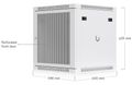 Ubiquiti UniFi 12U Rack Cabinet Wall 600 Perforated - Nástěnný rozvaděč, výška 12U, ventilátory, perforované dveře