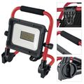 LED reflektor ELION 30W, červeno-čierny, IP65, 4800 lm, neutrálna biela