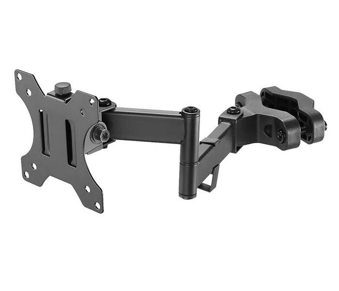 Neomounts FL40-450BL11/Držák displeje/na sloup,tyč 28-60 mm/17-32"/sklopný/3 čepy/VESA 100X100/nosn. 8kg/černý Držák, VESA, na tyc, pro monitor, úhloprícka 17"-32", náklon 60°, otácení 180°, rotace 360°, nosnost 8kg, cerný
