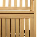 vidaXL Úložná lavička 2 -Seater 148 x 63 x 84 cm Masívna akácia