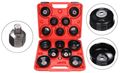 Násadové kľúče na olejové filtre MECHANIC OIL WRENCH 14, 1/2" - Prasknutý kufor SIXTOL