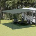 vidaXL Koberec do stanu 400x500 cm tmavozelený HDPE