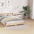 vidaXL Protišmykový Shaggy Koberec Krémová 160 x 160 cm PP
