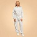 Dámska mikina Zip-Up Bliss Grey - BeastPink, veľkosť XL, veľkosť oblečenia XL, 84.9% cotton, 15.1% polyester